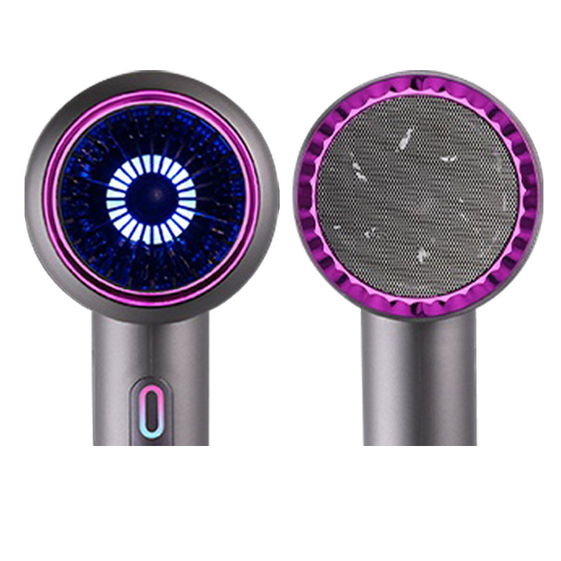 Asciugacapelli da 2400W con controllo intelligente della temperatura e riduzione del rumore per capelli lisci