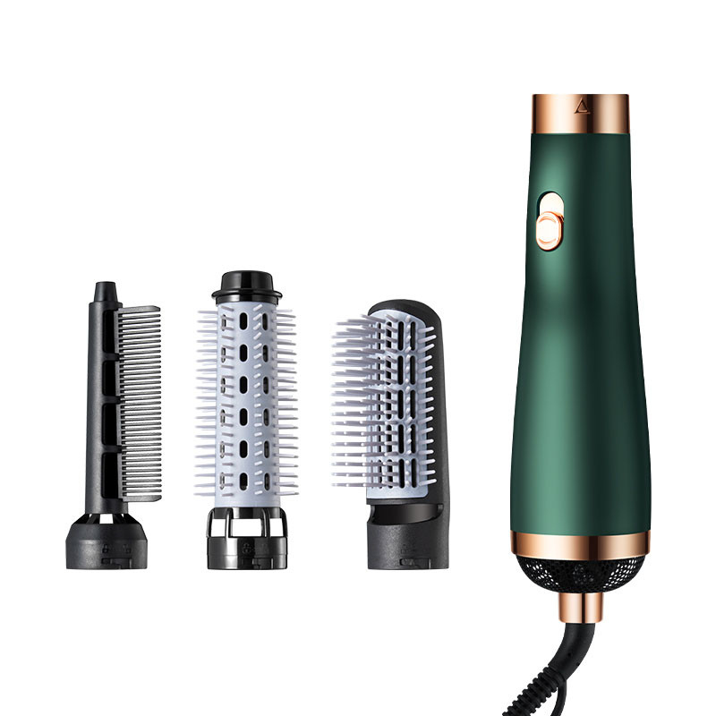 Potente spazzola da pettine a soffiatura 3 in 1 e tecnologia agli ioni blu per capelli senza frizz