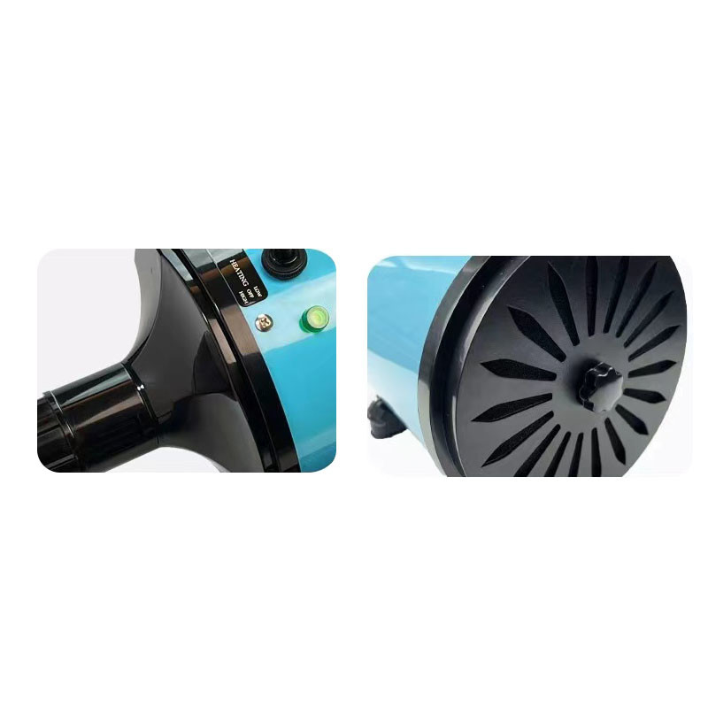 Asciugatrice di capelli ad alta velocità da 3800W con 4 ugelli d'aria e controllo della temperatura intelligente NTC