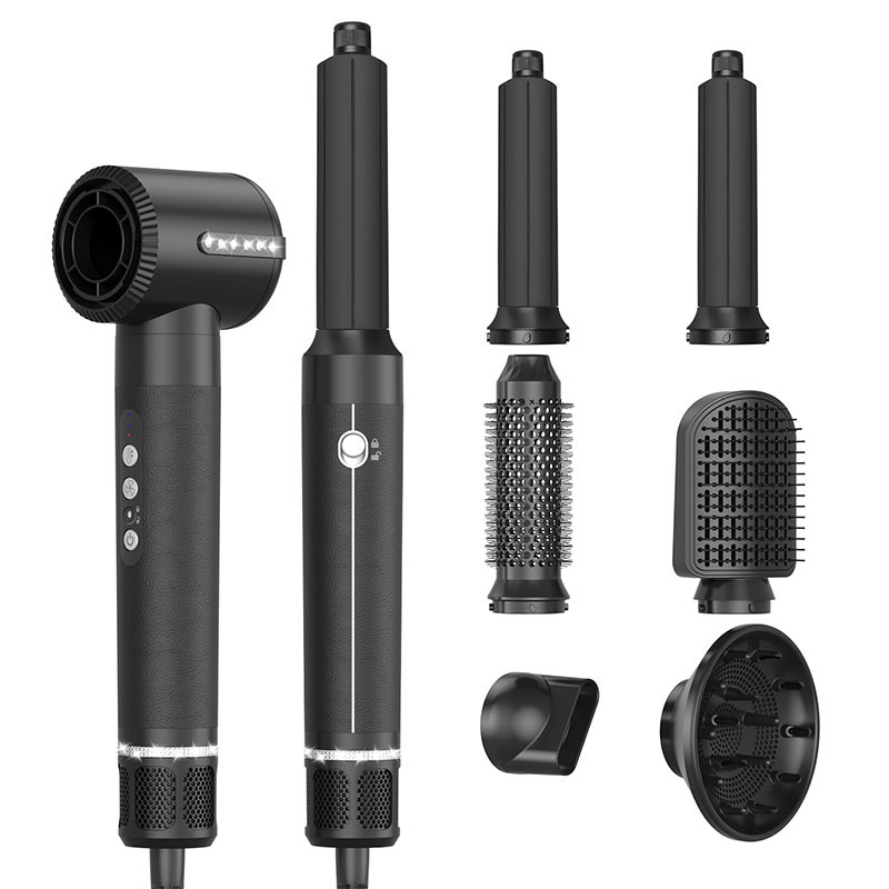 Asciugatrice di capelli con motore BLDC 7 in 1 con vento forte e 3 impostazioni di calore