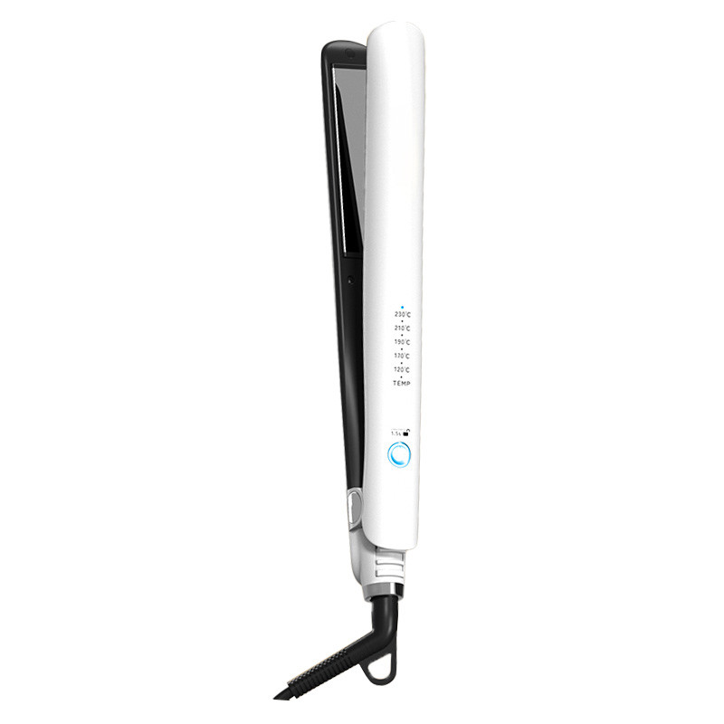 150-230 gradi 60W LED Display PTC Argento Riscaldamento veloce Curling raddrizzante Hair Straightener