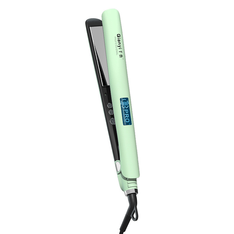 150-230 gradi 60W LED Display PTC Argento Riscaldamento veloce Curling raddrizzante Hair Straightener