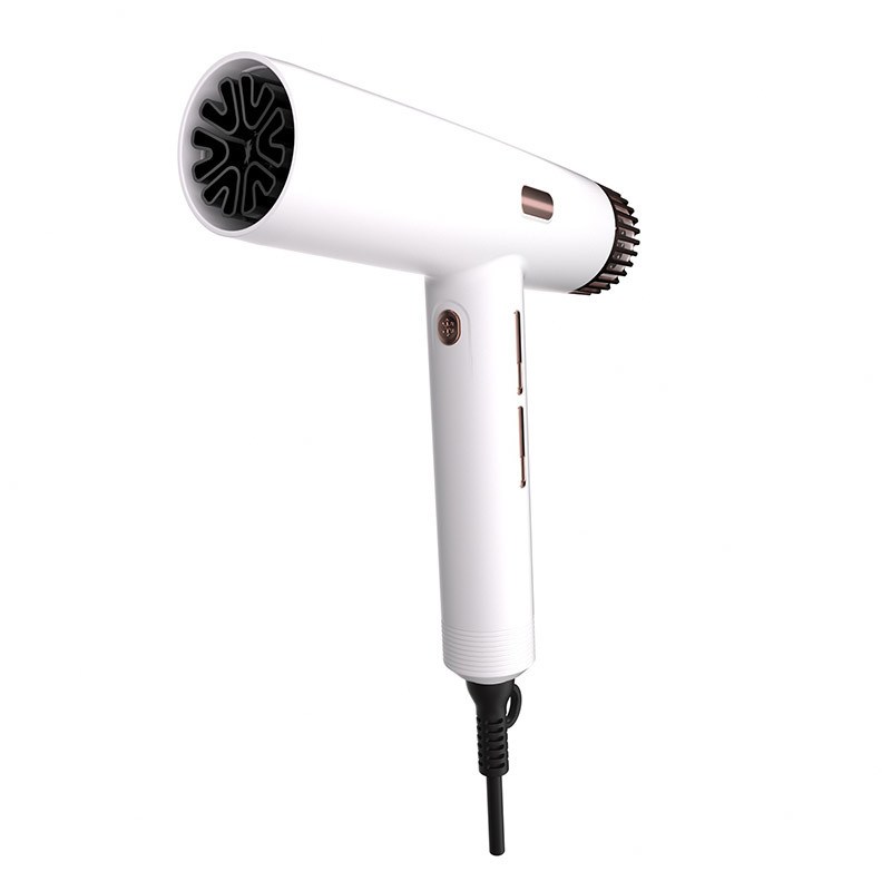 Asciugatrice di capelli ad alta velocità con potenza di 1800W e funzione di auto-pulizia di 20S