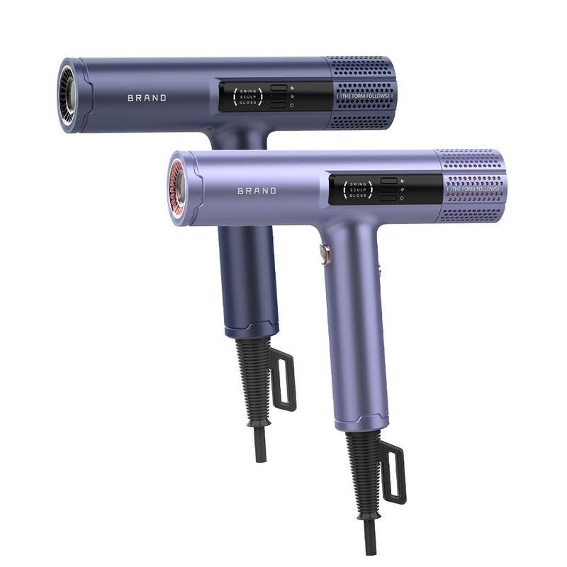 Asciugatrice di capelli portatile Grigio Vento forte aria calda strumento per la protezione dei capelli