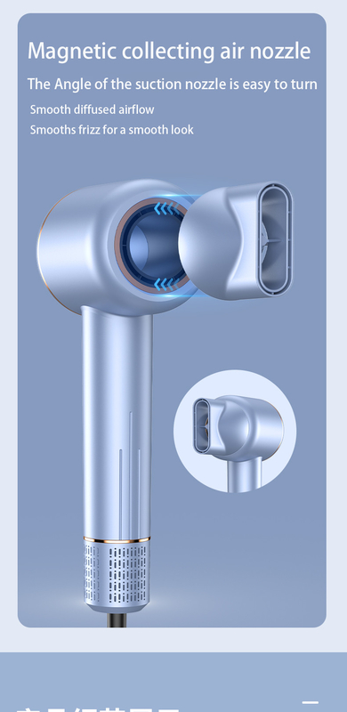 Asciugatrice di capelli Cool Shot Button ad alta velocità Per viaggiare a casa o regalare