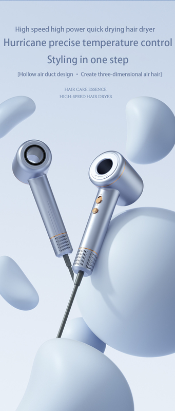Asciugatrice di capelli Cool Shot Button ad alta velocità Per viaggiare a casa o regalare