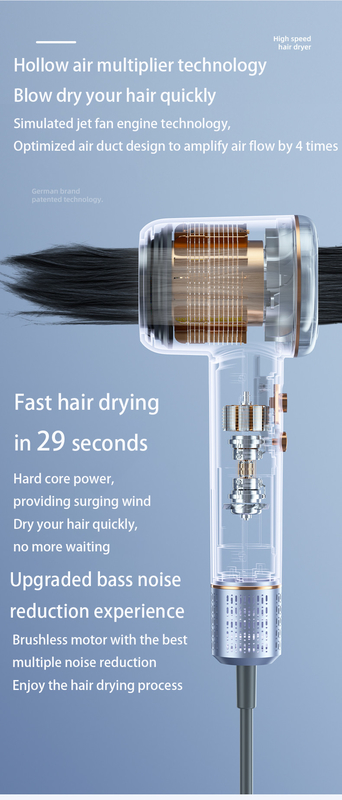 Asciugatrice di capelli Cool Shot Button ad alta velocità Per viaggiare a casa o regalare