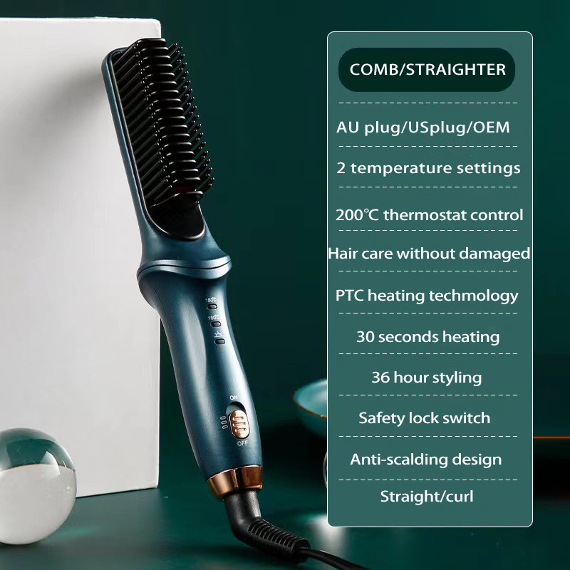 Tagliatura giornaliera Spazzola elettrica con leggera tensione per capelli naturali lucidi