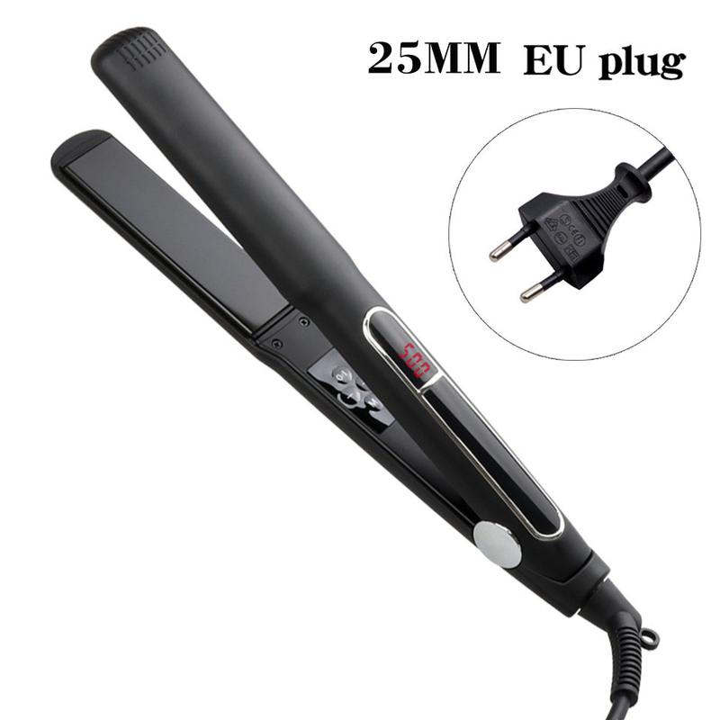 65W MCH 2 in 1 strettulatore di capelli Display LCD Flat Iron Multi Function Hair Curler con pannello di 3 dimensioni