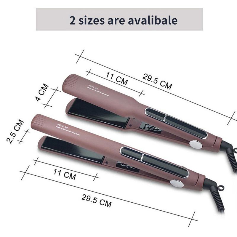 Display LCD Multi-Size Hair Straightener con controllo tattile e tecnologia di riscaldamento MCH
