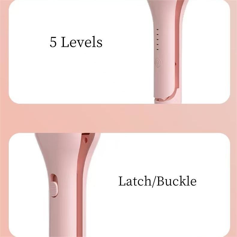 45W French Egg Waver Hair Curler Rivestimento a base d'acqua con vetro in ceramica Grandi onde di rotolamento Ion negativi Riscaldamento rapido