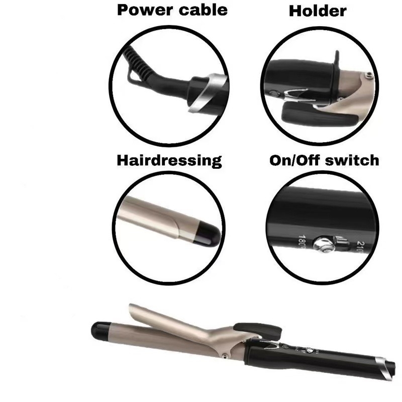 Curling elettrico anti-frizz con motore ad alta velocità e tecnologia agli ioni negativi