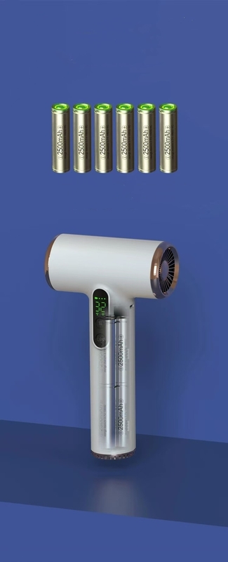 Asciugatrici per capelli senza fili a batteria da 200 W con prestazioni a basso rumore