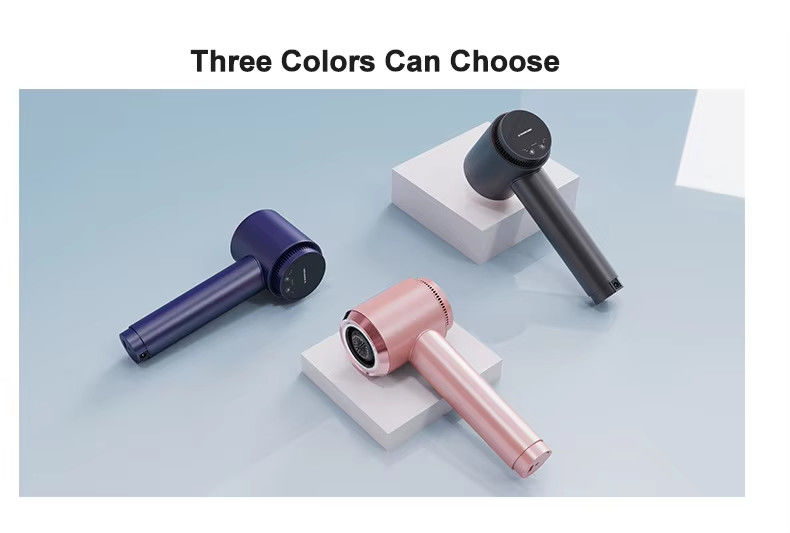 Asciugacapelli senza fili ricaricabile supporta una lunga durata della batteria, bassa temperatura e asciugacapelli agli ioni negativi