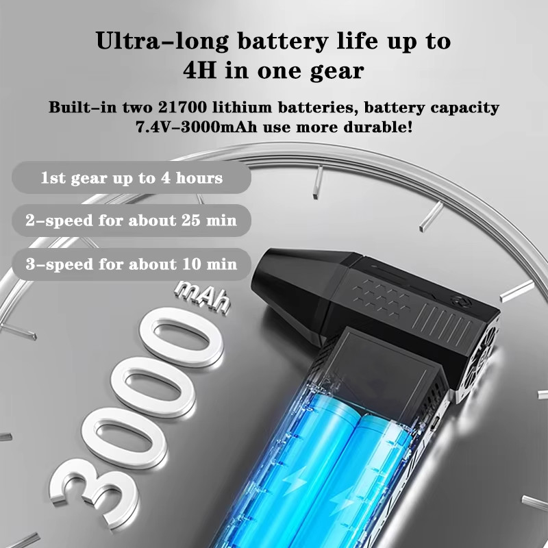 Tecnologia Tourmaline asciugacapelli a ioni negativi senza fili con display LCD e controllo intelligente