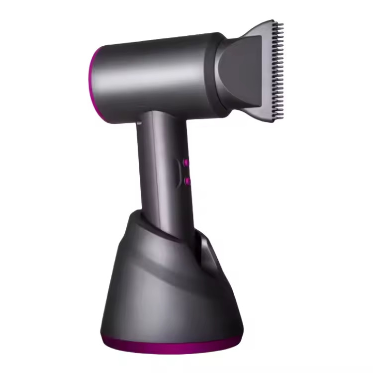 Asciugatrice di capelli senza fili senza fili con 2 ugelli d'aria 15000mAh Batteria grande per viaggi all'aria aperta