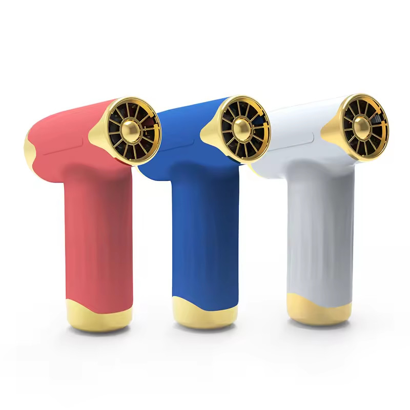 Asciugatrice di capelli blu senza foglie senza fili con vento veloce portatile potente soffiatore USB ricaricabile