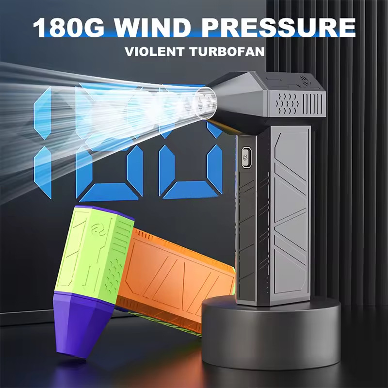Mini ricaricabile X3 senza spazzole Turbo Jet Ventilatore elettrico soffiatore d'aria aspirapolvere per la pulizia della polvere dell'auto