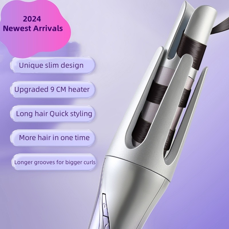 Curling Iron 28W Wireless Automatic Curler 4500mAh Cordless Ricaricabile 32mm Curl Wand
