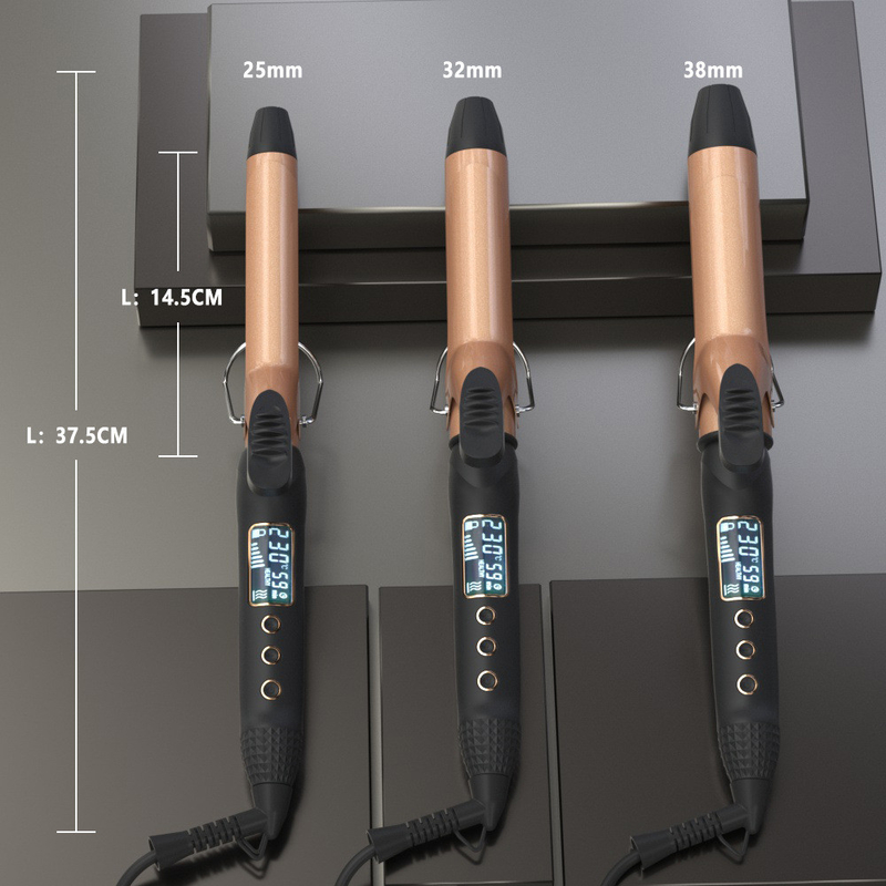 Display a LED a curvatura rapida da 60W Multi Temp Gears Curler per i capelli per saloni professionali