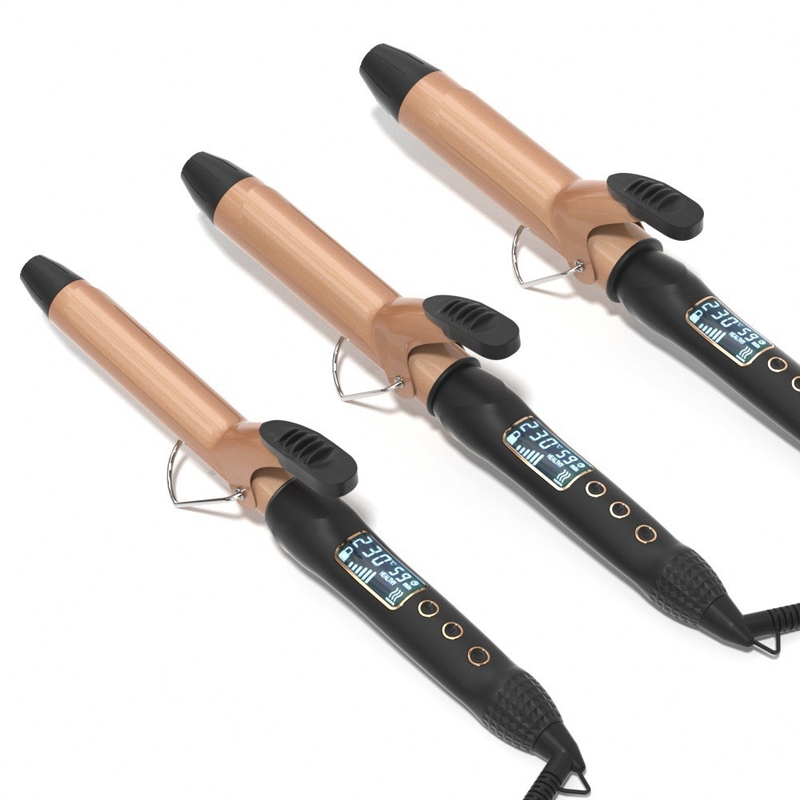 Display a LED a curvatura rapida da 60W Multi Temp Gears Curler per i capelli per saloni professionali