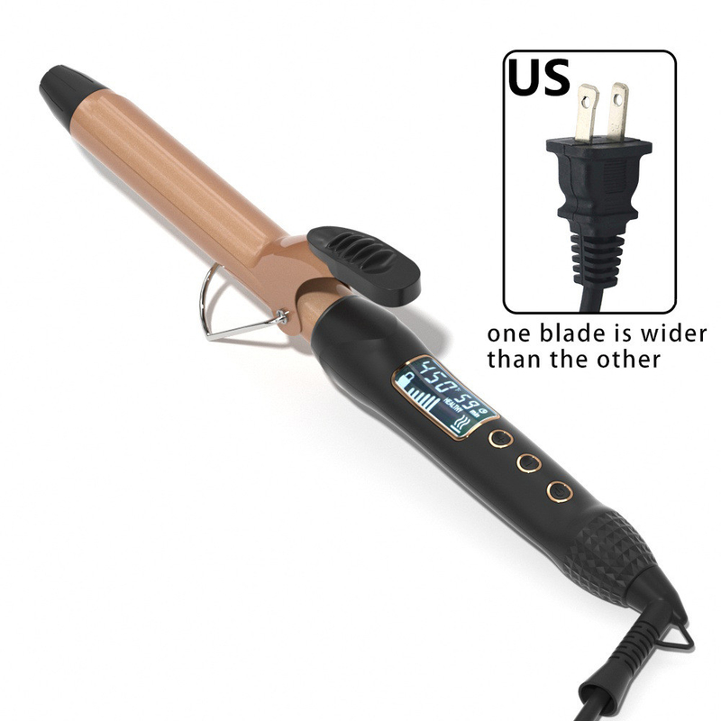 Display a LED a curvatura rapida da 60W Multi Temp Gears Curler per i capelli per saloni professionali