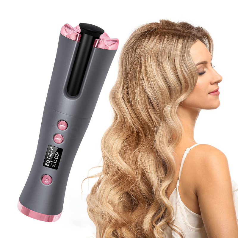 15W cordless Automatic Hair Curler Portatile Tipo-C ricaricabile riscaldamento rapido Design compatto