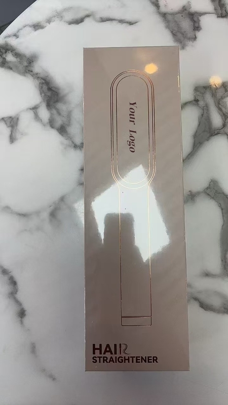 45W pettinatore per l'allineamento dei capelli Spazzola per capelli anti scaldamento Pellettina per lo stile agli ioni negativi Riscaldamento rapido 5 livelli di temperatura regolabili