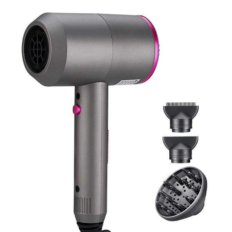 Asciugacapelli elettrico da 1500 watt con 3 accessori multifunzionali per un taglio di capelli perfettamente liscio