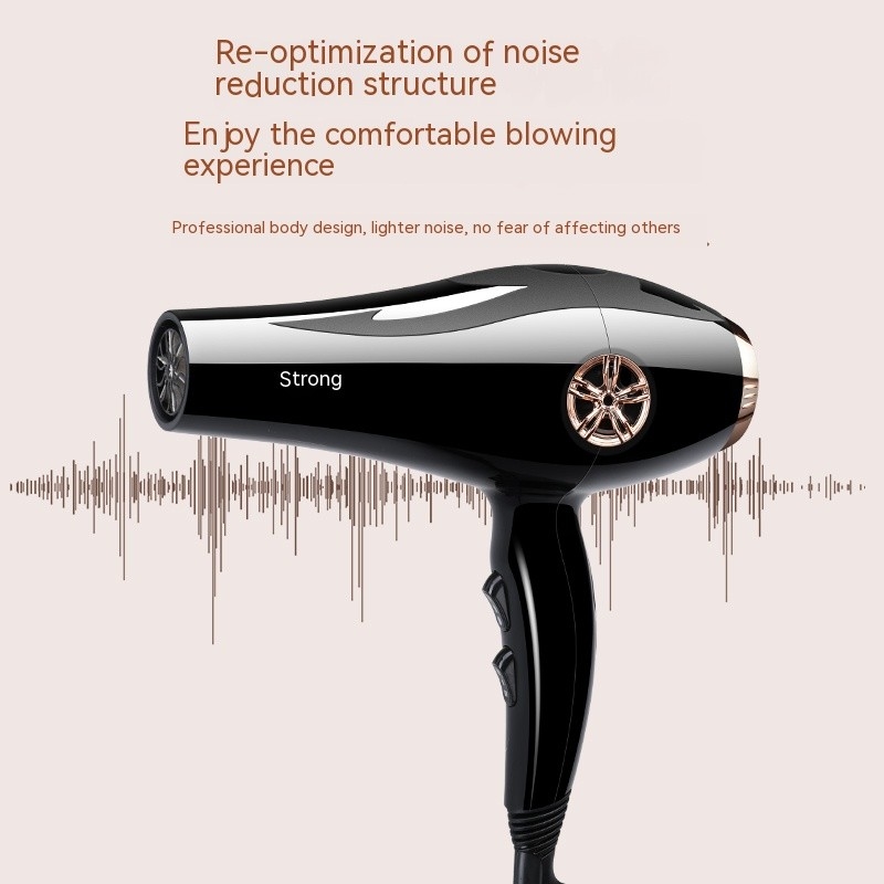 Asciugatrice di capelli professionale ad alta velocità da 2000W con apparecchiature multiattachment set a ioni negativi con luce blu