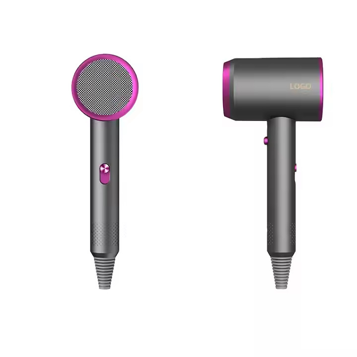 Asciugatrice di capelli elettrica a reazione negativa portatile ad alta velocità da 1500W per la casa senza fili professionale