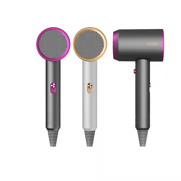 Asciugatrice di capelli elettrica a reazione negativa portatile ad alta velocità da 1500W per la casa senza fili professionale