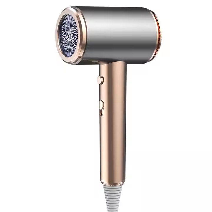 Asciugatrice di capelli elettrica a reazione negativa portatile ad alta velocità da 1500W per la casa senza fili professionale