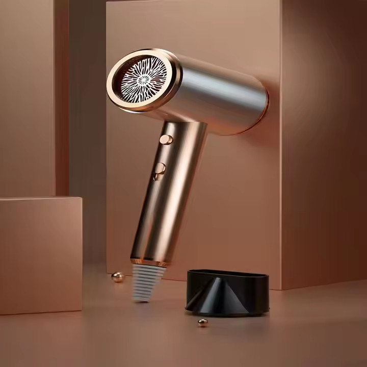 Asciugatrice di capelli elettrica a reazione negativa portatile ad alta velocità da 1500W per la casa senza fili professionale